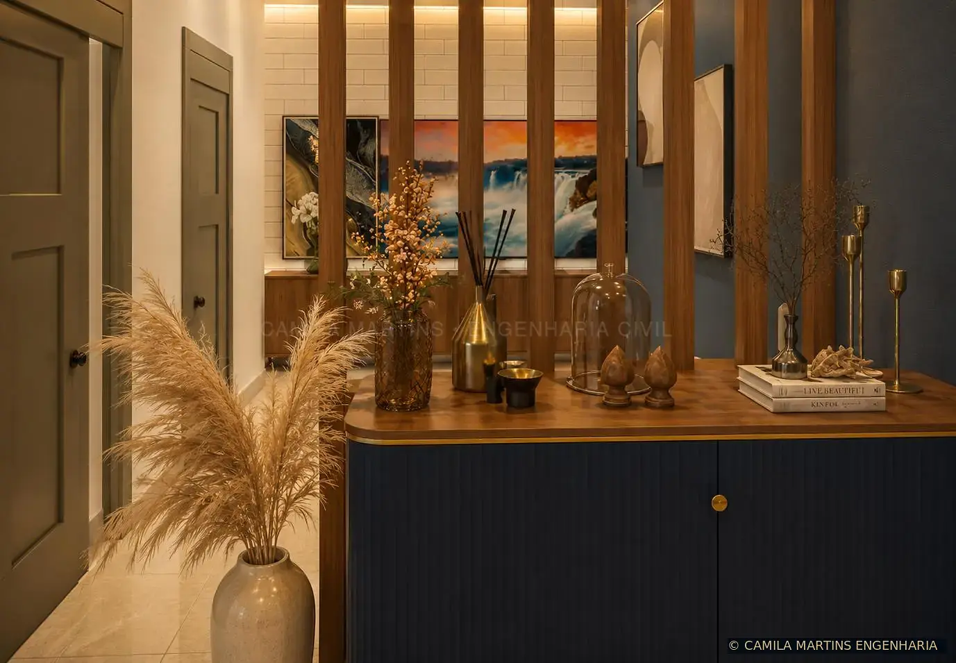 Ambiente interno do projeto Tiny House Signature